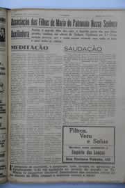 Página do jornal O Nordeste de agosto de 1945