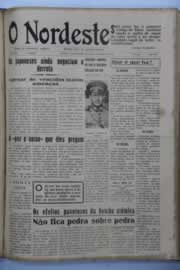 Página do jornal O Nordeste de agosto de 1945