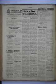Página do jornal O Nordeste de agosto de 1945