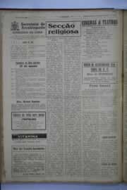Página do jornal O Nordeste de agosto de 1945