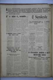 Página do jornal O Nordeste de agosto de 1945