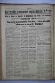 Página do jornal O Nordeste de setembro de 1945