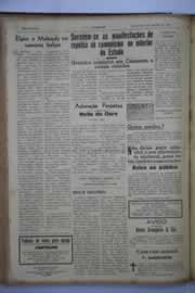 Página do jornal O Nordeste de setembro de 1945
