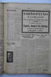 Página do jornal O Nordeste de setembro de 1945