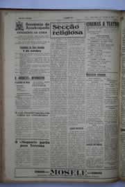 Página do jornal O Nordeste de outubro de 1945