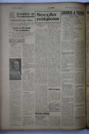 Página do jornal O Nordeste de novembro de 1945