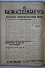 Página do jornal O Nordeste de março de 1946