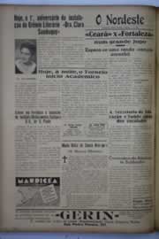 Página do jornal O Nordeste de abril de 1946