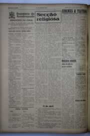 Página do jornal O Nordeste de abril de 1946