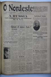 Página do jornal O Nordeste de abril de 1946