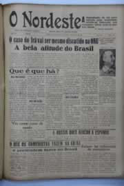 Página do jornal O Nordeste de abril de 1946