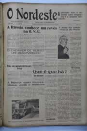 Página do jornal O Nordeste de abril de 1946