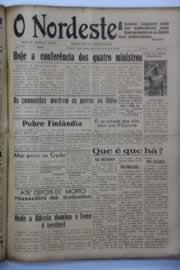 Página do jornal O Nordeste de abril de 1946