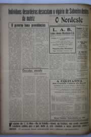 Página do jornal O Nordeste de abril de 1946