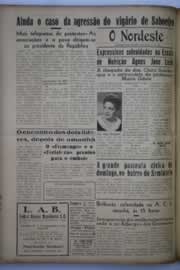 Página do jornal O Nordeste de abril de 1946