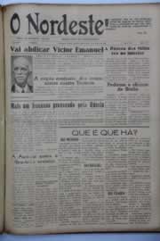 Página do jornal O Nordeste de maio de 1946
