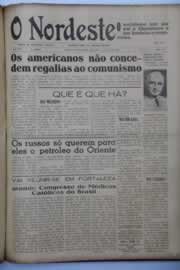 Página do jornal O Nordeste de maio de 1946