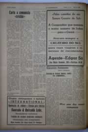 Página do jornal O Nordeste de maio de 1946