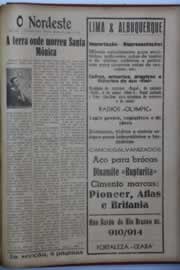 Página do jornal O Nordeste de junho de 1946