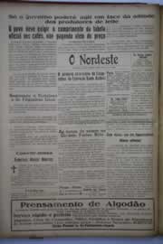 Página do jornal O Nordeste de julho de 1946