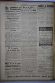 Página do jornal O Nordeste de agosto de 1946