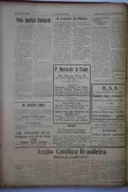 Página do jornal O Nordeste de agosto de 1946