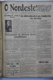 Página do jornal O Nordeste de agosto de 1946