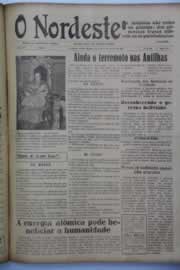 Página do jornal O Nordeste de agosto de 1946
