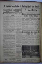 Página do jornal O Nordeste de agosto de 1946