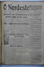 Página do jornal O Nordeste de agosto de 1946