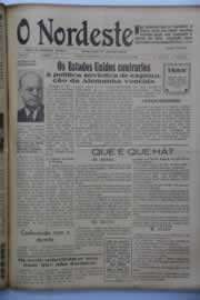 Página do jornal O Nordeste de setembro de 1946