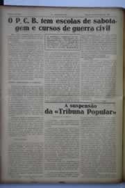 Página do jornal O Nordeste de setembro de 1946