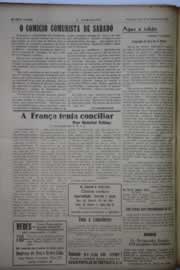 Página do jornal O Nordeste de outubro de 1946
