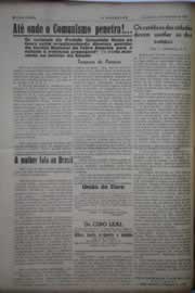 Página do jornal O Nordeste de novembro de 1946