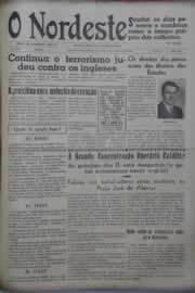 Página do jornal O Nordeste de novembro de 1946