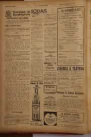 Página do jornal O Nordeste de janeiro de 1947