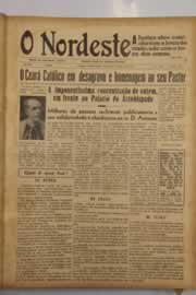 Página do jornal O Nordeste de janeiro de 1947