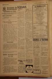 Página do jornal O Nordeste de janeiro de 1947