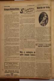 Página do jornal O Nordeste de janeiro de 1947