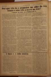 Página do jornal O Nordeste de janeiro de 1947