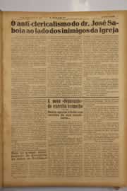 Página do jornal O Nordeste de janeiro de 1947