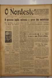 Página do jornal O Nordeste de janeiro de 1947