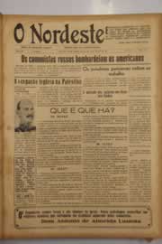 Página do jornal O Nordeste de janeiro de 1947