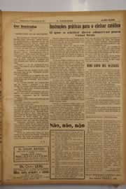 Página do jornal O Nordeste de janeiro de 1947