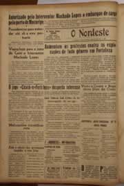 Página do jornal O Nordeste de janeiro de 1947