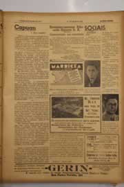 Página do jornal O Nordeste de janeiro de 1947