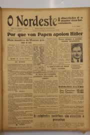 Página do jornal O Nordeste de janeiro de 1947