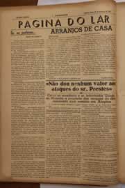 Página do jornal O Nordeste de janeiro de 1947
