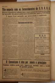Página do jornal O Nordeste de fevereiro de 1947