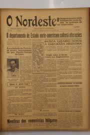 Página do jornal O Nordeste de fevereiro de 1947